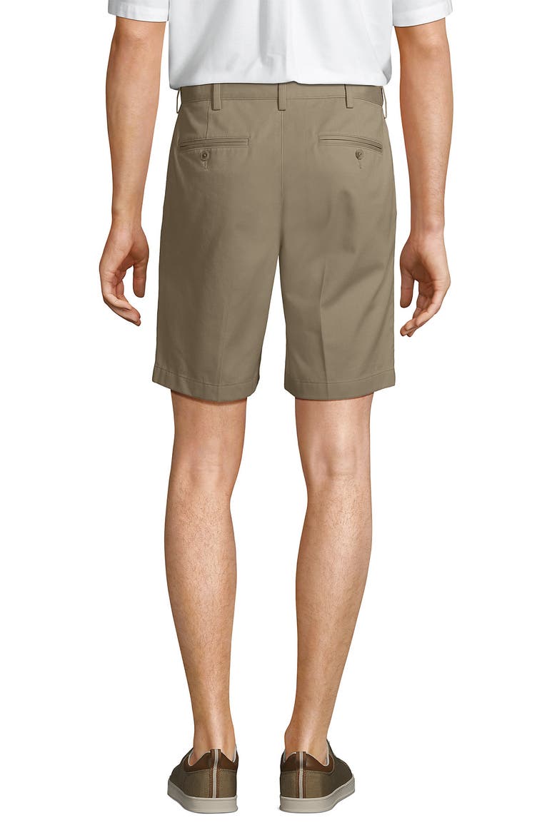 Comfort Waist 9" No Iron Chino Shorts, Alternate, color, Khaki
