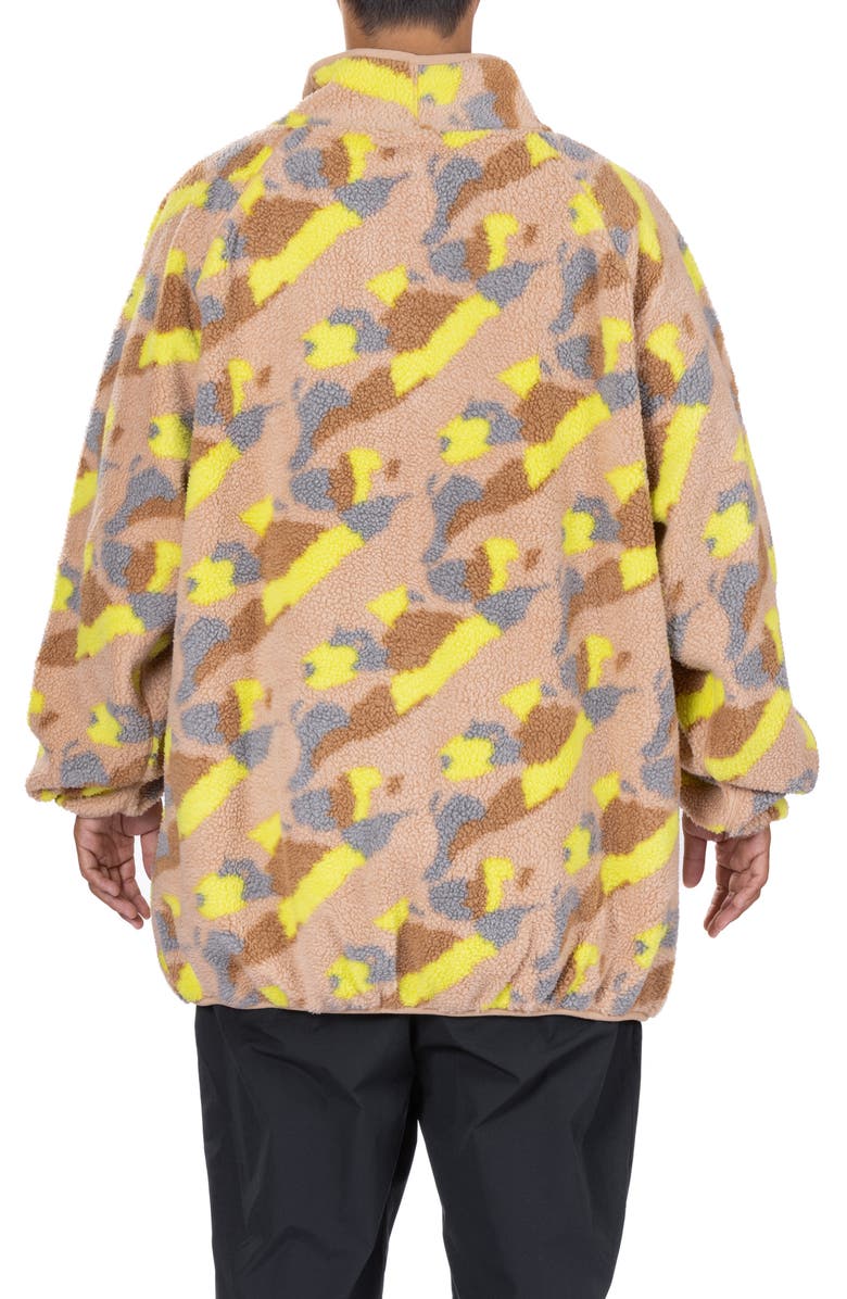 VAST Long Camouflage Fleece Jacket, Alternate, color,