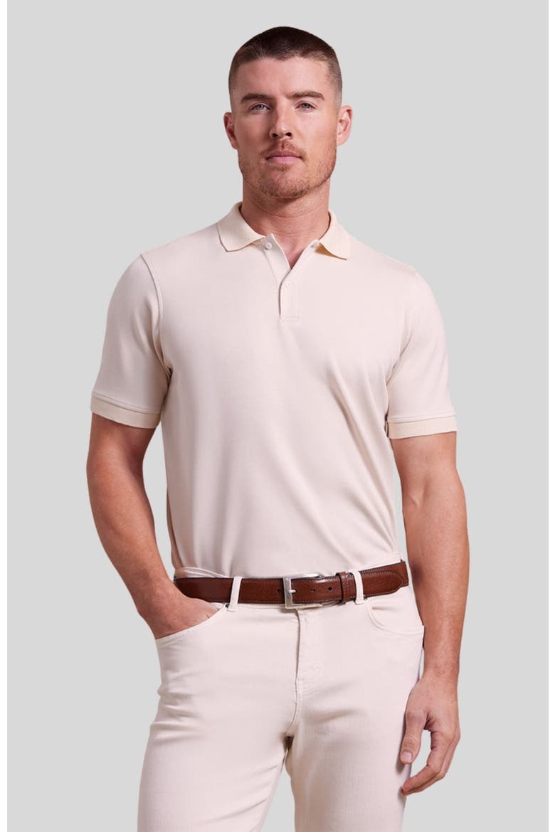 The Holden Short Sleeve Polo, Main, color, Sand