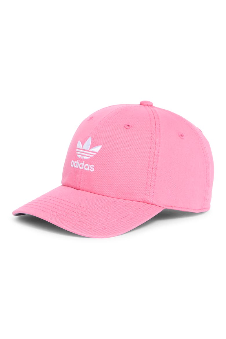 Kids' Originals Relaxed Cotton Baseball Cap, Main, color, PINK FUSION/ WHITE