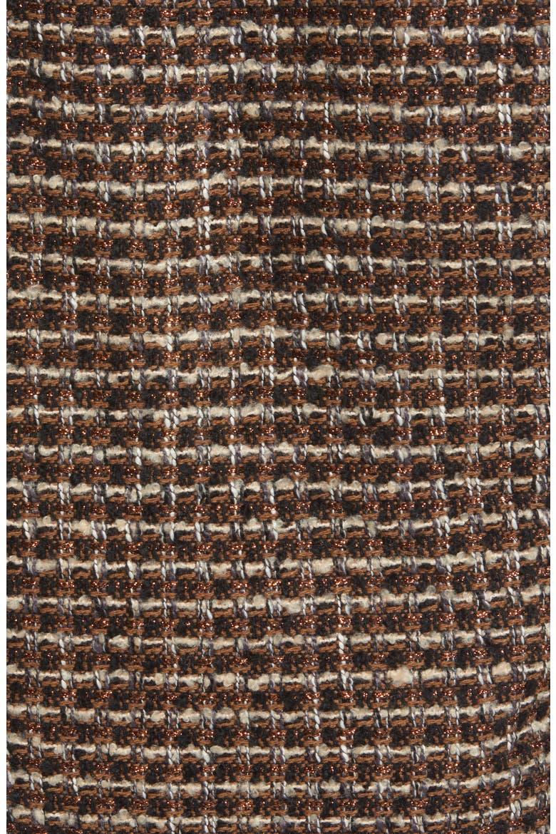 Plaid Tweed Shirt Jacket, Alternate, color, RETROGRADE