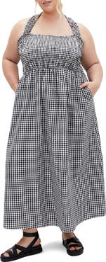 City Chic Cute Gingham Maxi Sundress
