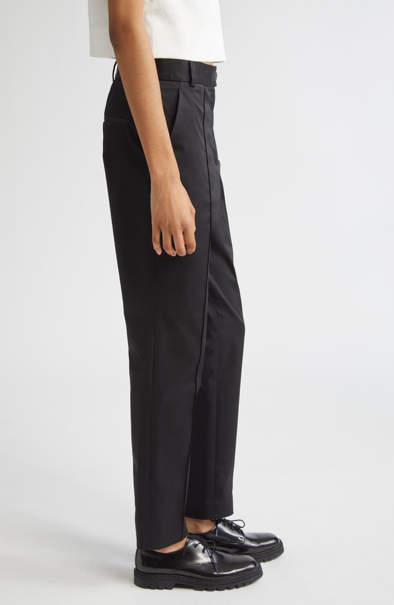 PARTOW Archer Cotton Stretch Twill Pants, Alternate, color, Black