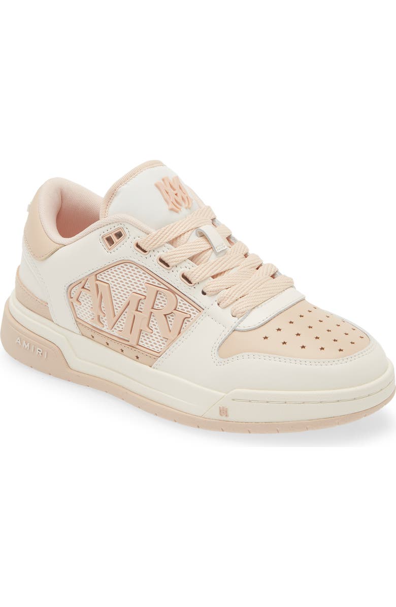 AMIRI Classic Logo Low Top Sneaker, Main, color, White Pink
