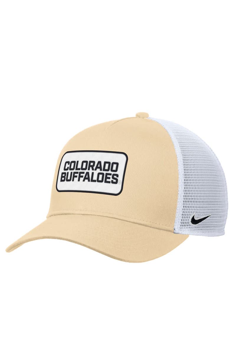 Nike Men's Nike Gold Colorado Buffaloes 2025 On-Field Rise Trucker Adjustable Hat, Main, color, 