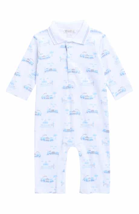 Print Pima Cotton Romper