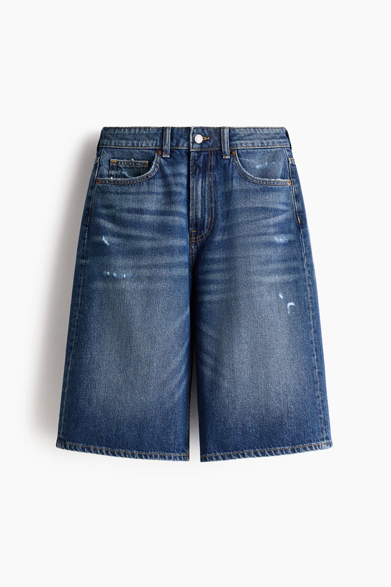 Denim Bermuda Shorts, Alternate, color, Denim blue