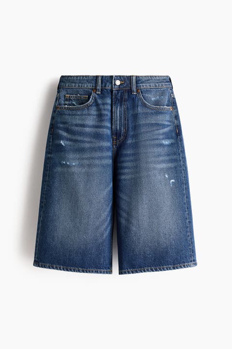 Denim Bermuda Shorts