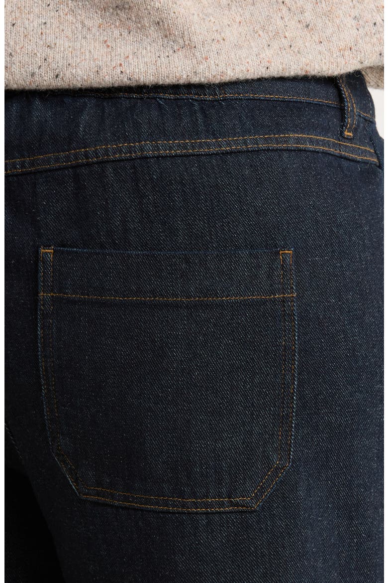 Sennen Cove Wide Leg Jeans, Alternate, color, DARK WASH GRAIN