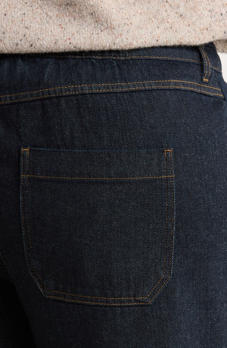 Seasalt Cornwall Sennen Cove Wide Leg Jeans, Alternate, color, Dark Wash Grain