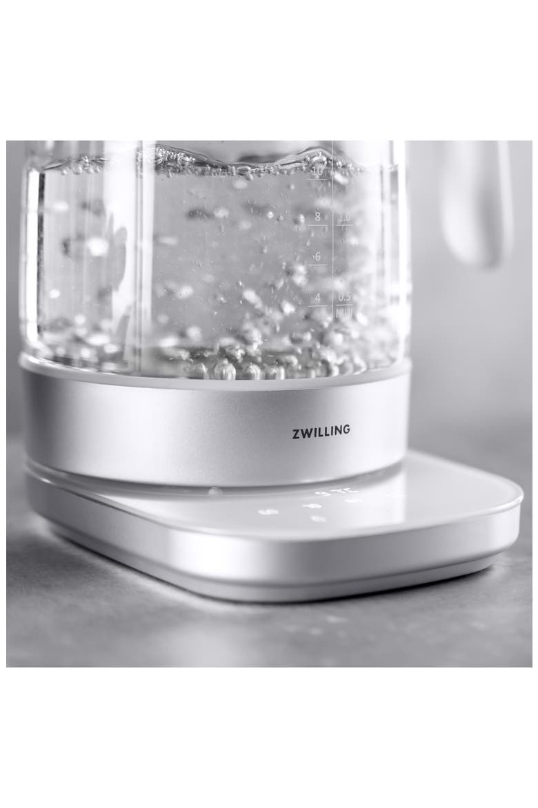 Enfinigy Electric Glass Kettle, Alternate, color, SILVER