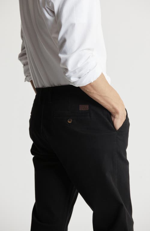 Jachs Classic Straight Leg Pants In Black