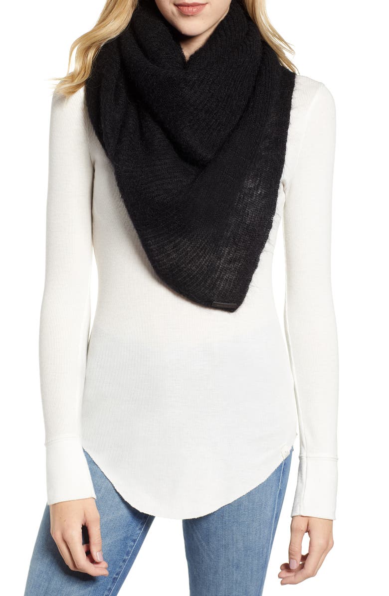 AllSaints Square Scarf, Main, color, 