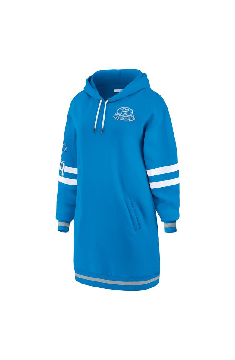 WEAR by Erin Andrews Women
s WEAR by Erin Andrews Blue Detroit Lions Hoodie Dress, Alternate, color, 