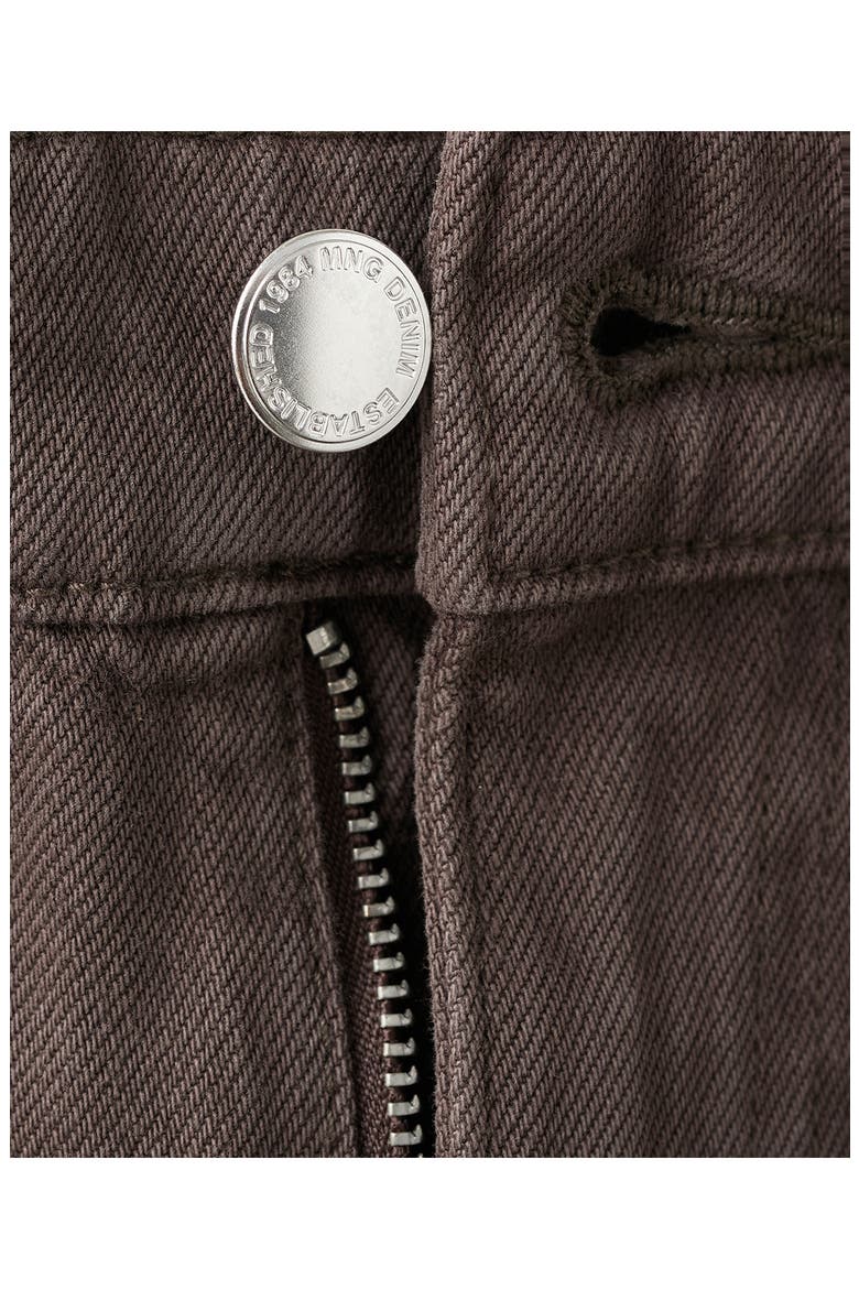 Belted Wide Leg Jeans, Alternate, color, CHOCOLATE