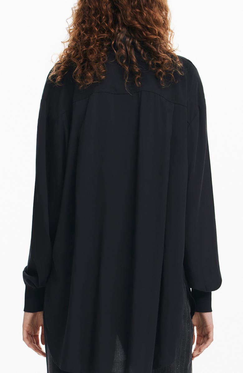 Desigual Cam Sapporo Sequin Fringe Pocket Shirt, Alternate, color, 