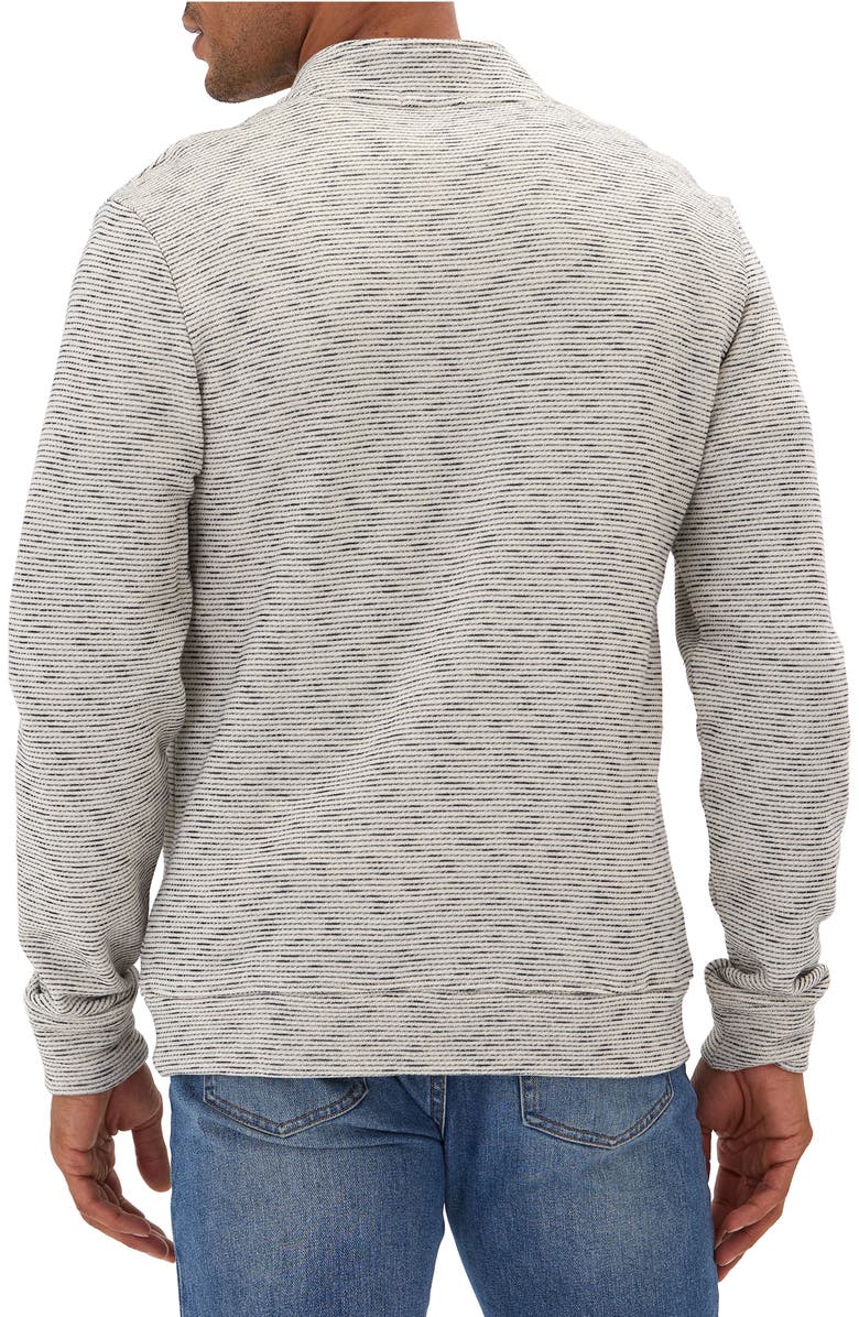 Threads 4 Thought Felix Stripe French Terry Quarter Zip Top, Alternate, color,