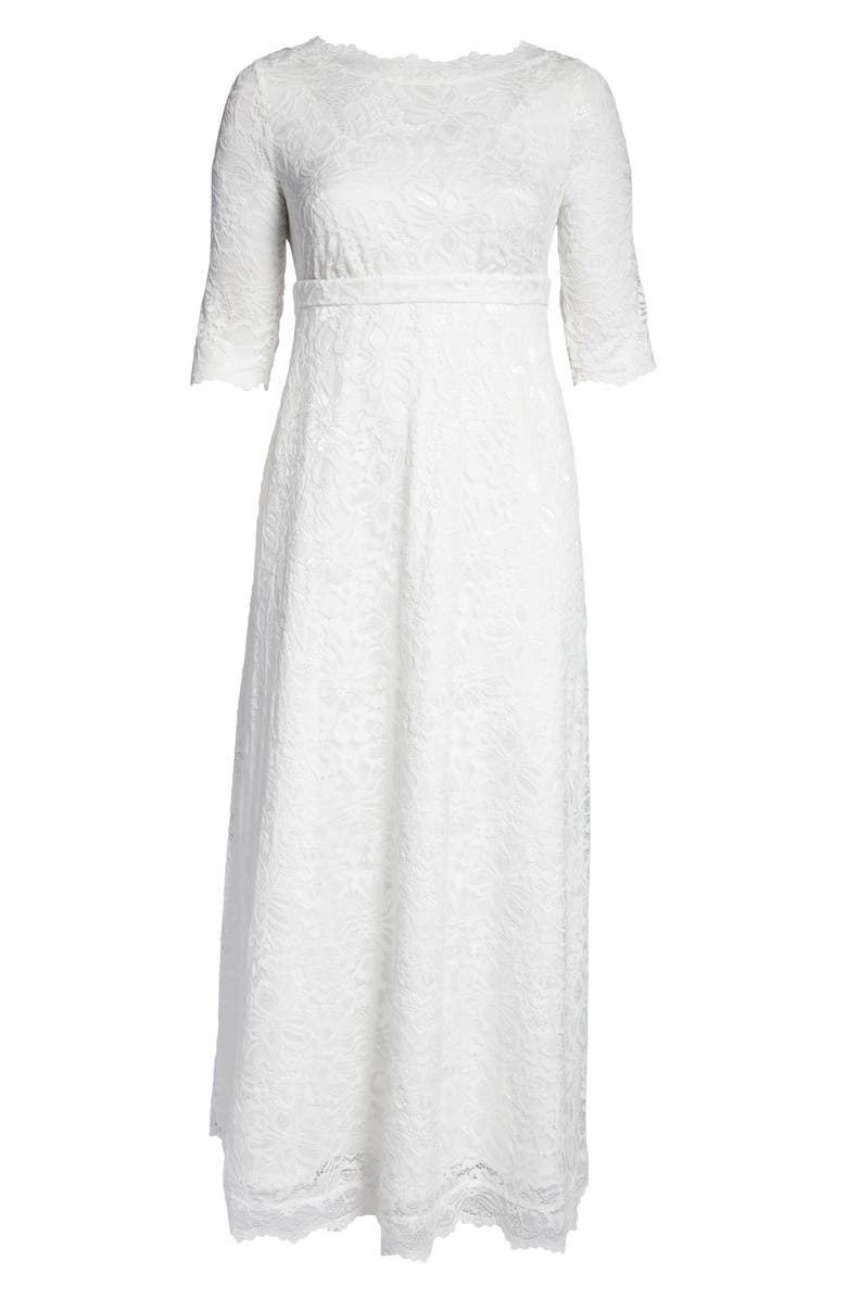 Kiyonna Sweet Serenity Gown, Alternate, color, Ivory
