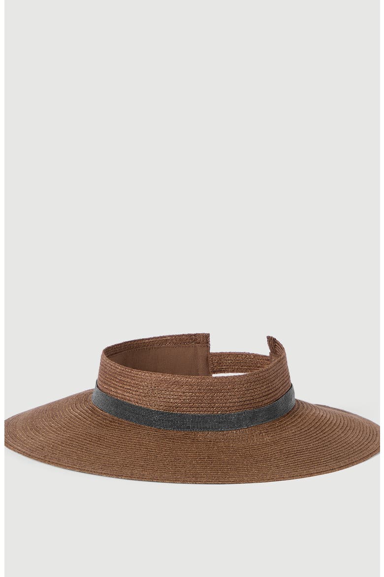 Hemp visor, Alternate, color, Light Brown