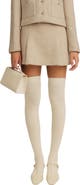 Reformation Rory Wool Blend Miniskirt