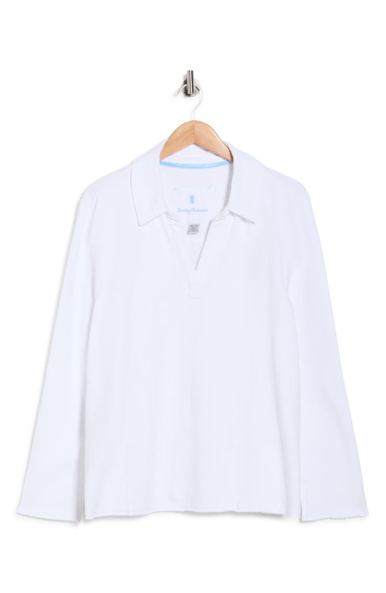 Tommy Bahama Marina Del Mar Long Sleeve Popover Top, Main, color, White