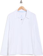 Tommy Bahama Marina Del Mar Long Sleeve Popover Top