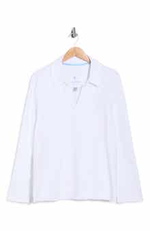 Tommy Bahama Marina Del Mar Long Sleeve Popover Top