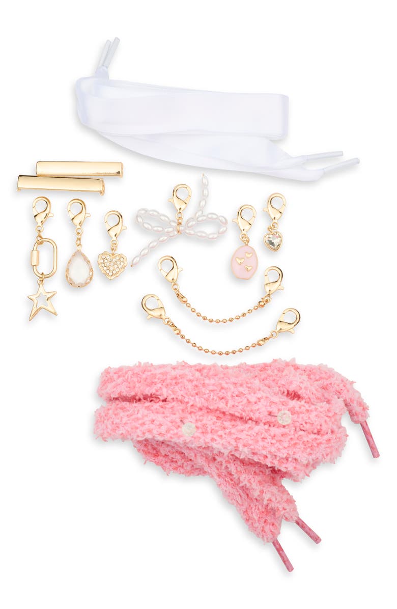 Leith Bow 10-Piece Shoe Lace Charm Set, Main, color, 