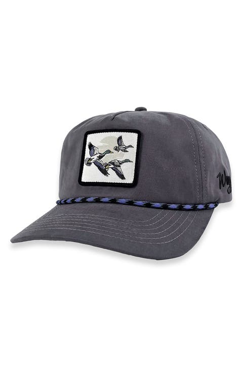 Duck & Cover Rope Trim Baseball Cap