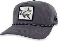 Waggle Duck & Cover Rope Trim Baseball Cap