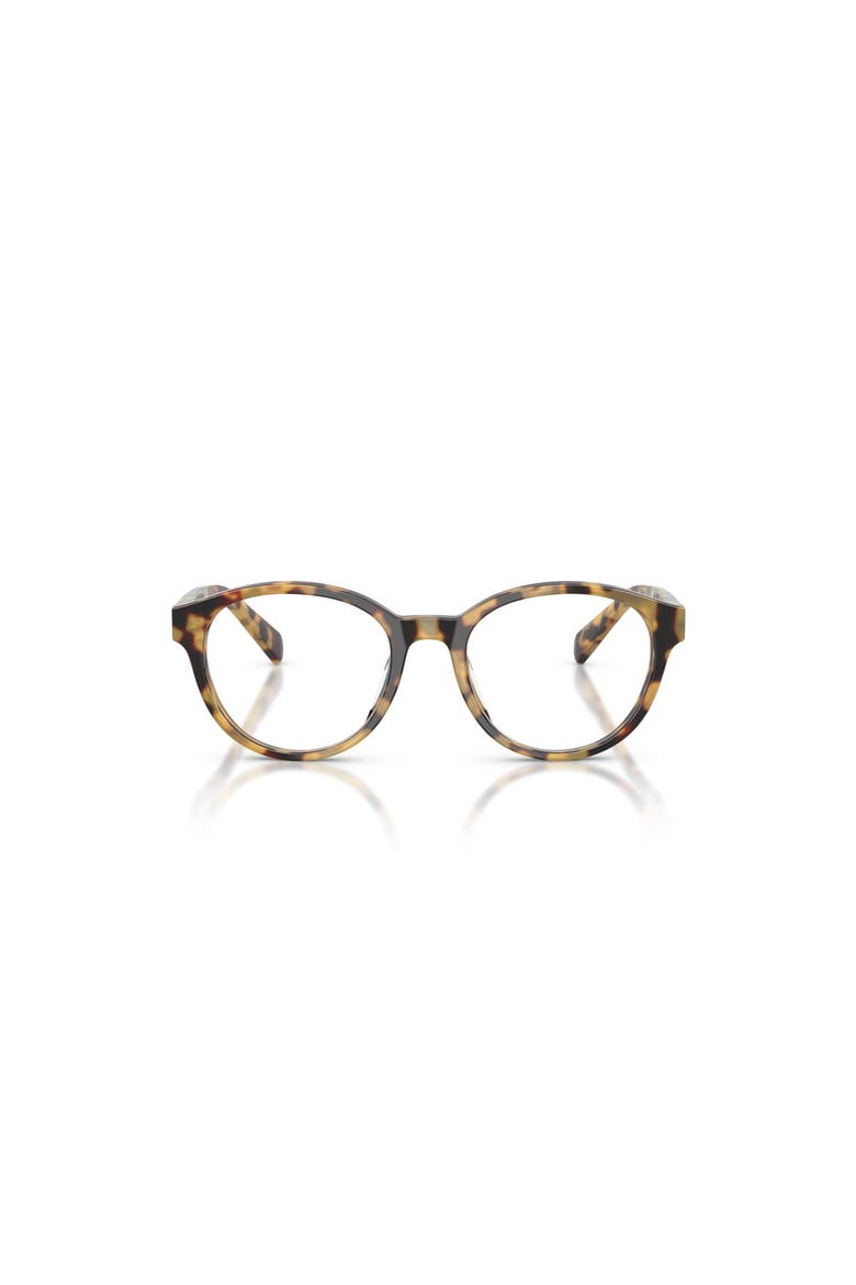49mm Round optical glasses, Alternate, color, Tortoise