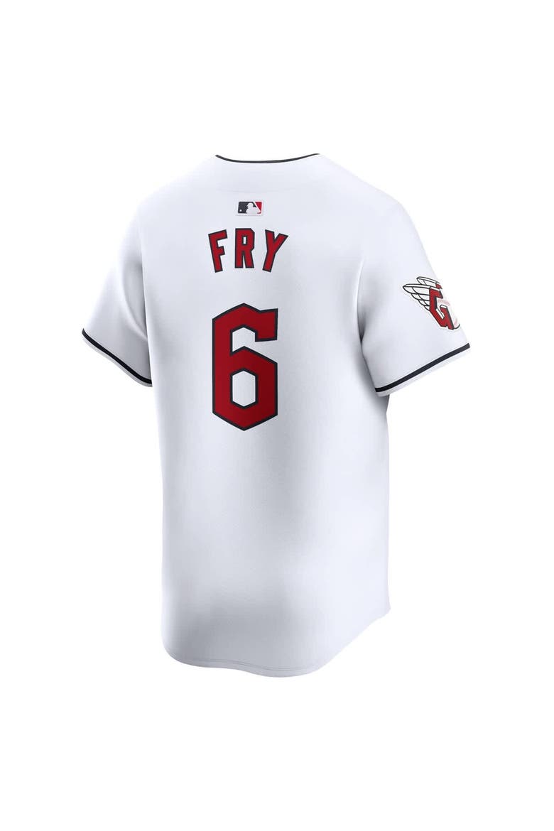 Men's Nike David Fry White Cleveland Guardians Home Limited Player Jersey, Alternate, color, White