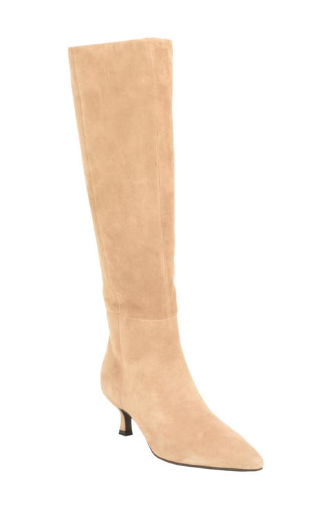 Akenzie Leather Knee High Boot