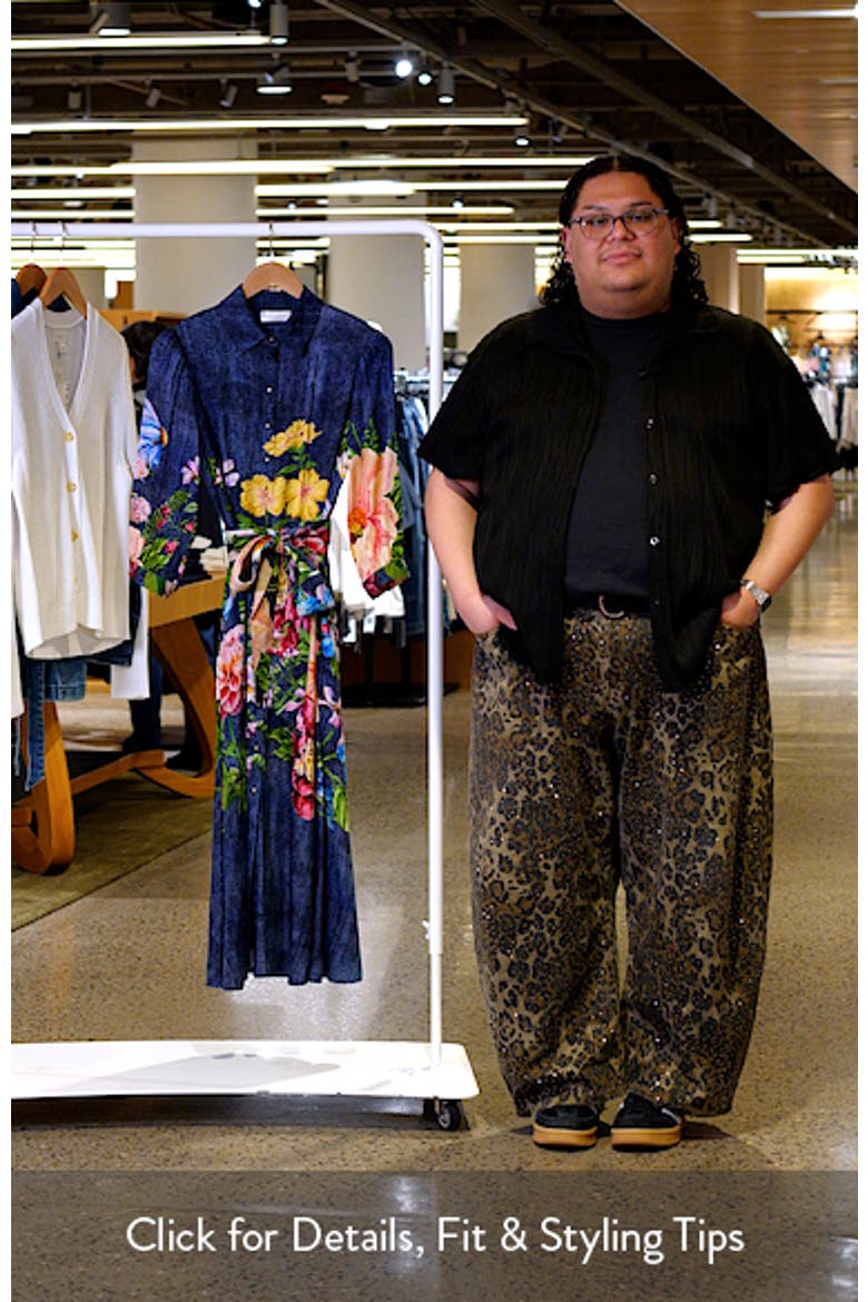 The Johanna Floral & Denim Print Dress video