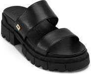 KARL LAGERFELD PARIS Lacara Lug Sole Slide Sandal