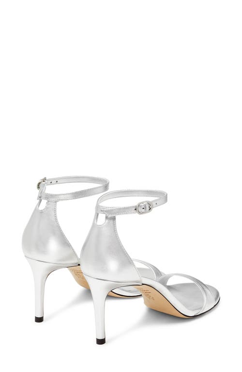 Stuart Weitzman , Nudistsong, Last Chance, White, Patent In Silver