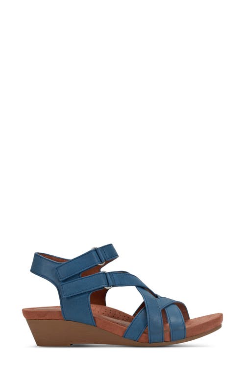 Rockport Cobb Hill Helin Strappy Sandal In Medium Blue
