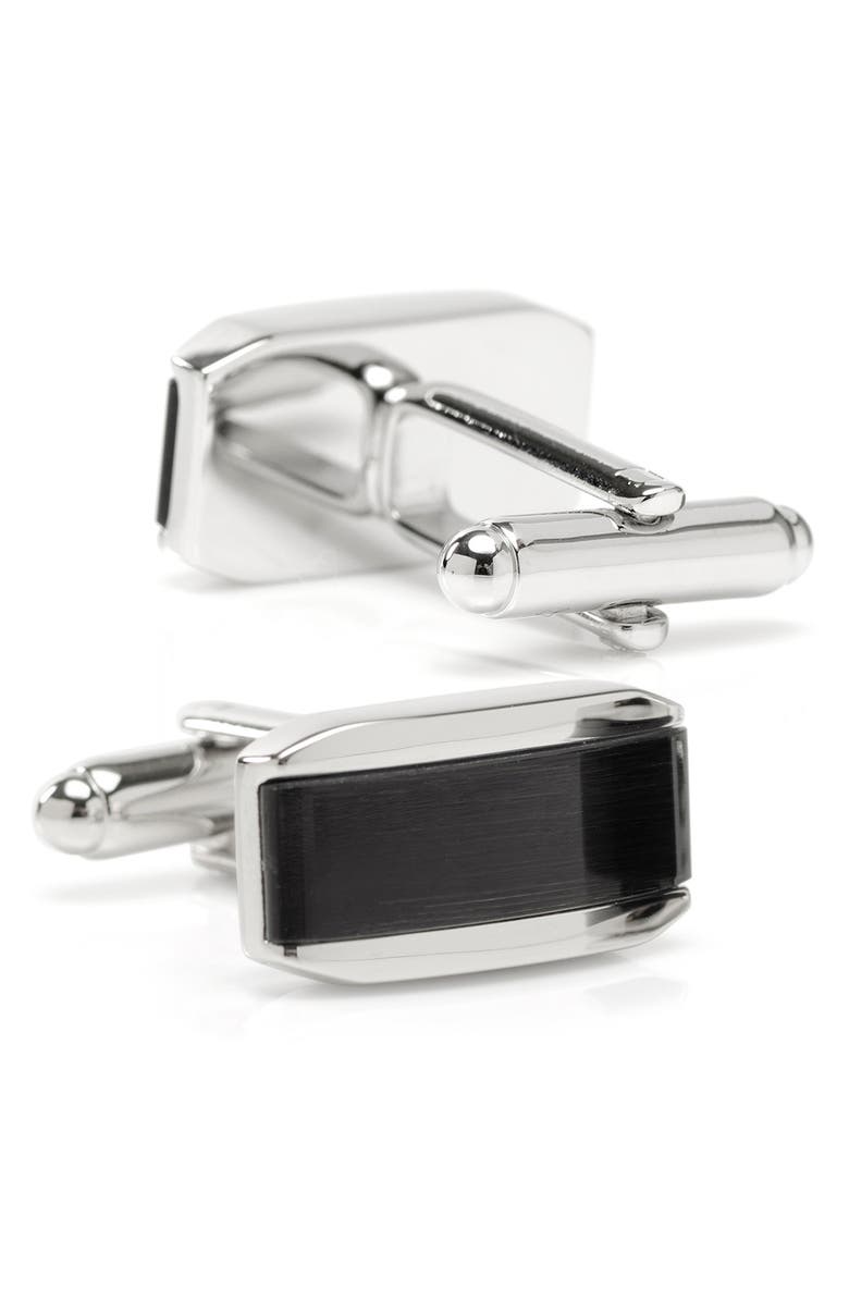 Cufflinks, Inc. Cat's Eye Cuff Links, Alternate, color, Dark Gray Cats Eye