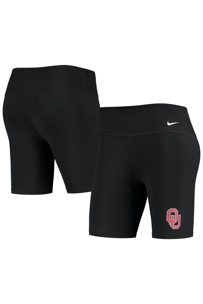 Women's Nike Black Oklahoma Sooners Biker Performance Shorts, Main, color, Black