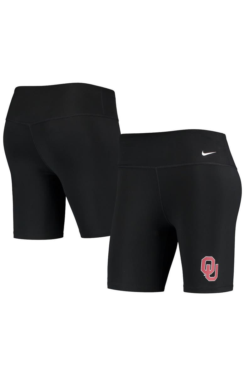 Nike Women's Nike Black Oklahoma Sooners Biker Performance Shorts, Main, color, Black