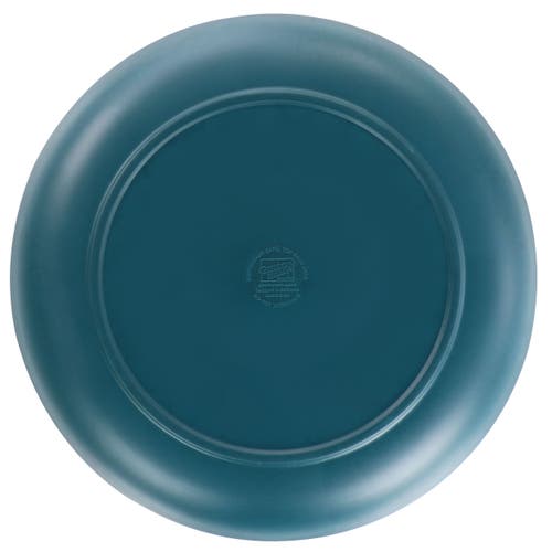 Gibson Home Rockabye 4 Piece Melamine Dinner Plate Set In Blue