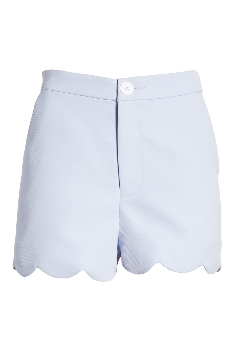 Scallop Edge Shorts, Alternate, color, BLUE