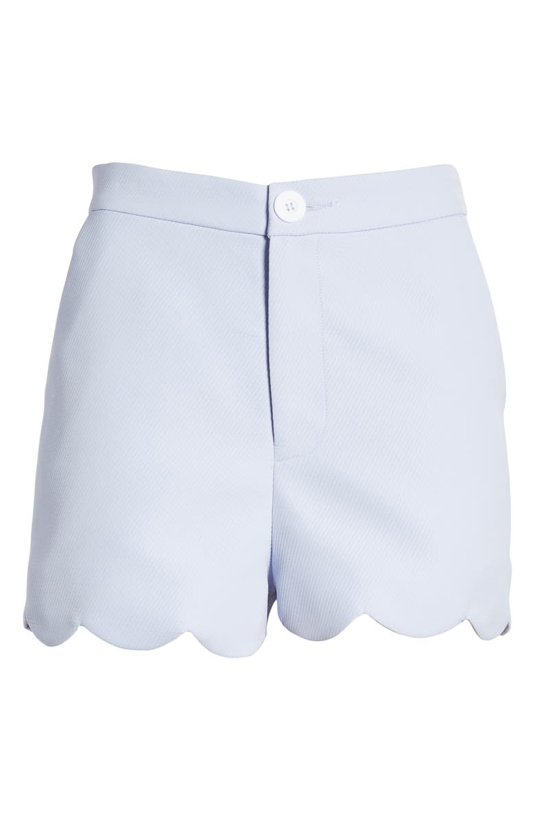 English Factory Scallop Edge Shorts, Alternate, color, 