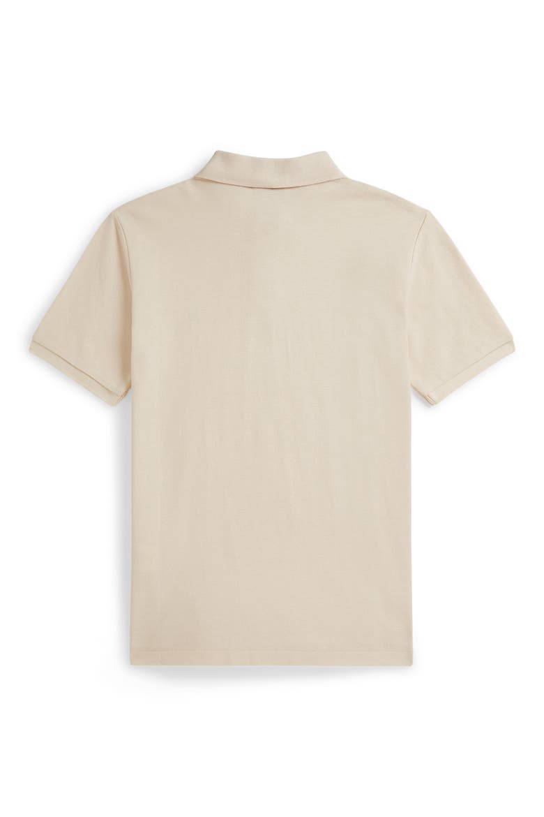 Kids' Cotton Piqué Polo, Alternate, color, WINTER CREAM