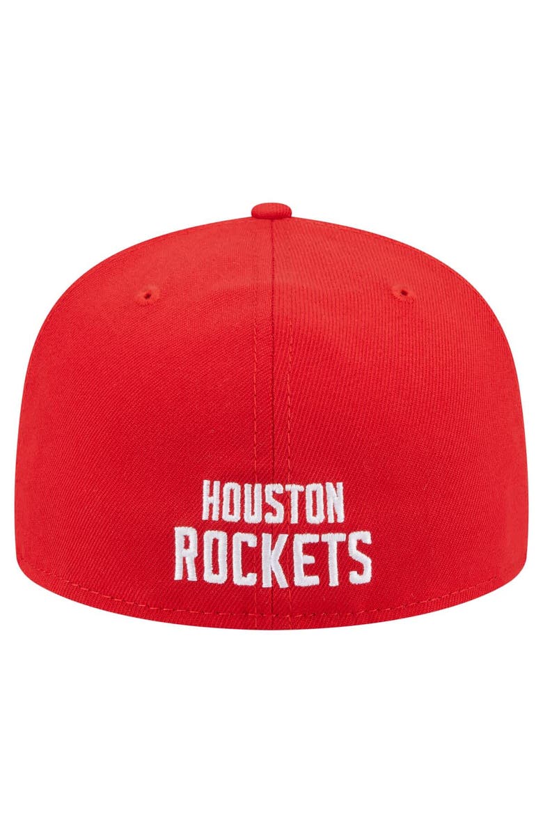 New Era Men's New Era Red Houston Rockets Deceptor 59FIFTY Fitted Hat, Alternate, color,