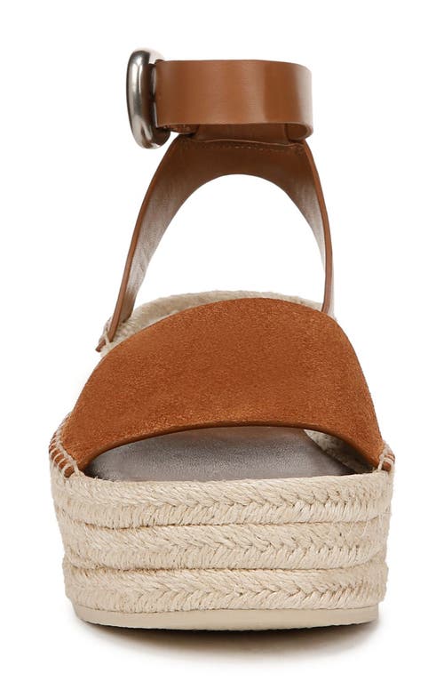 VINCE VINCE BELISA ANKLE STRAP ESPADRILLE PLATFORM WEDGE SANDAL 