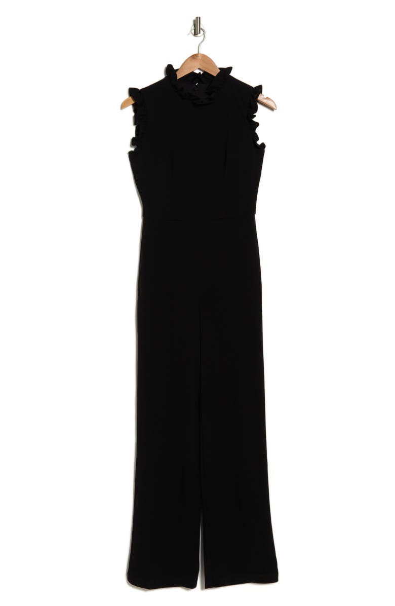 Maggy London Ruffle Sleeveless Jumpsuit, Alternate, color,