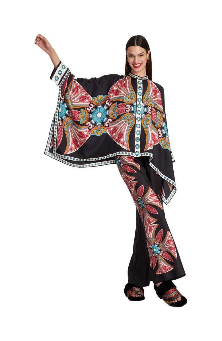 La DoubleJ Foulard Shirt Lotus Placée Pink, Main, color, 