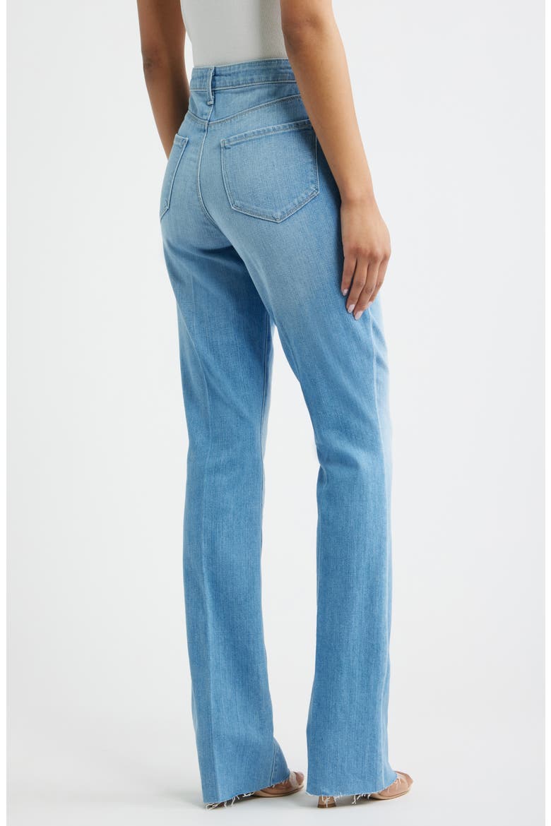 Ruth Raw Hem Straight Leg Jeans, Alternate, color, PACIFIC