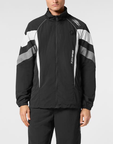 Nylon Jogging Bomber Jacket Ls Scratch Men